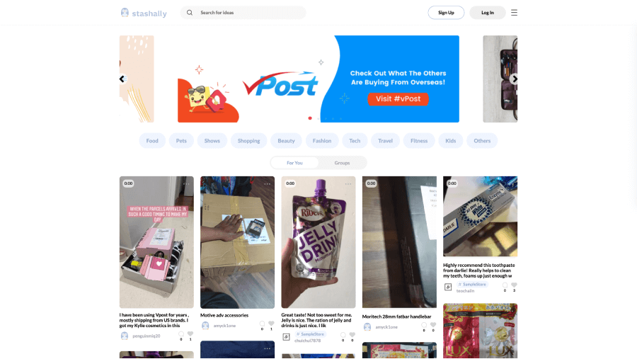 Pebble (Stashally) - Social Media project by Ferry Palisatter